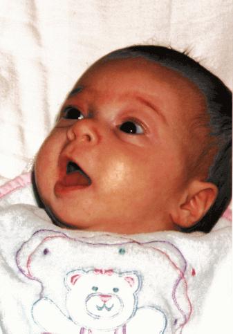 Photo of a cute baby girl